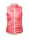 Just White Reversible Quilted Gilet, Pink & Champagne