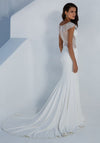 Justin Alexander 88002 Wedding Dress UK Size 12, Ivory/Nude