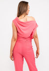 Kameya Draped Top, Pink