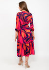 Kate & Pippa Boho Swirl Maxi Dress, Pink & Purple