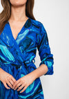 Kate & Pippa Boho Swirl Maxi Dress, Blue & Royal