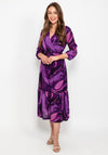 Kate & Pippa Boho Swirl Maxi Dress, Purple