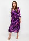 Kate & Pippa Boho Swirl Maxi Dress, Purple