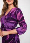 Kate & Pippa Boho Swirl Maxi Dress, Purple