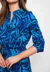 Kate & Pippa Capri Shirt Midi Dress, Blue & Royal