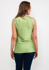 Kate & Pippa Lauren Vest Top, Green