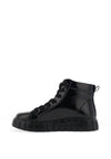 Kate Appleby Langfield Patent High Top Trainers, Black