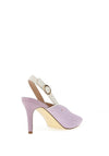 Kate Appleby Moonwise Lattice Print Heeled Shoe, Lilac Haze