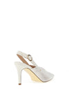 Kate Appleby Moonwise Shimmer Lattice Print Heeled Shoe, White Haze