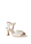 Kate Appleby Dornie Bow Heeled Shoe, Soft Snow