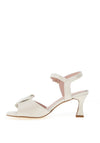 Kate Appleby Dornie Bow Heeled Shoe, Soft Snow