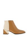 Kate Appleby Colour Block Heeled Boots, Tan