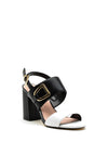Kate Appleby Fenland Block Heel Sandals, Black & White