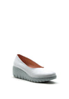Kate Appleby Hove Chunky Sole Wedge Shoe, White