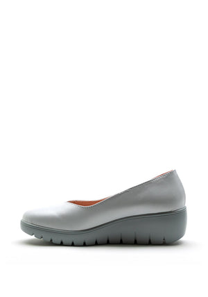 Kate Appleby Hove Chunky Sole Wedge Shoe, White