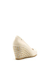 Kate Appleby Marina Espadrille Wedged Shoes, Cream