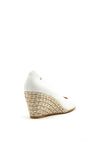 Kate Appleby Marina Espadrille Wedged Shoes, White