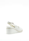 Kate Appleby Pembroke Sling Back Wedged Sandals, White