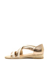 Kate Appleby Rothes Strappy Sandals, Cream and Gold