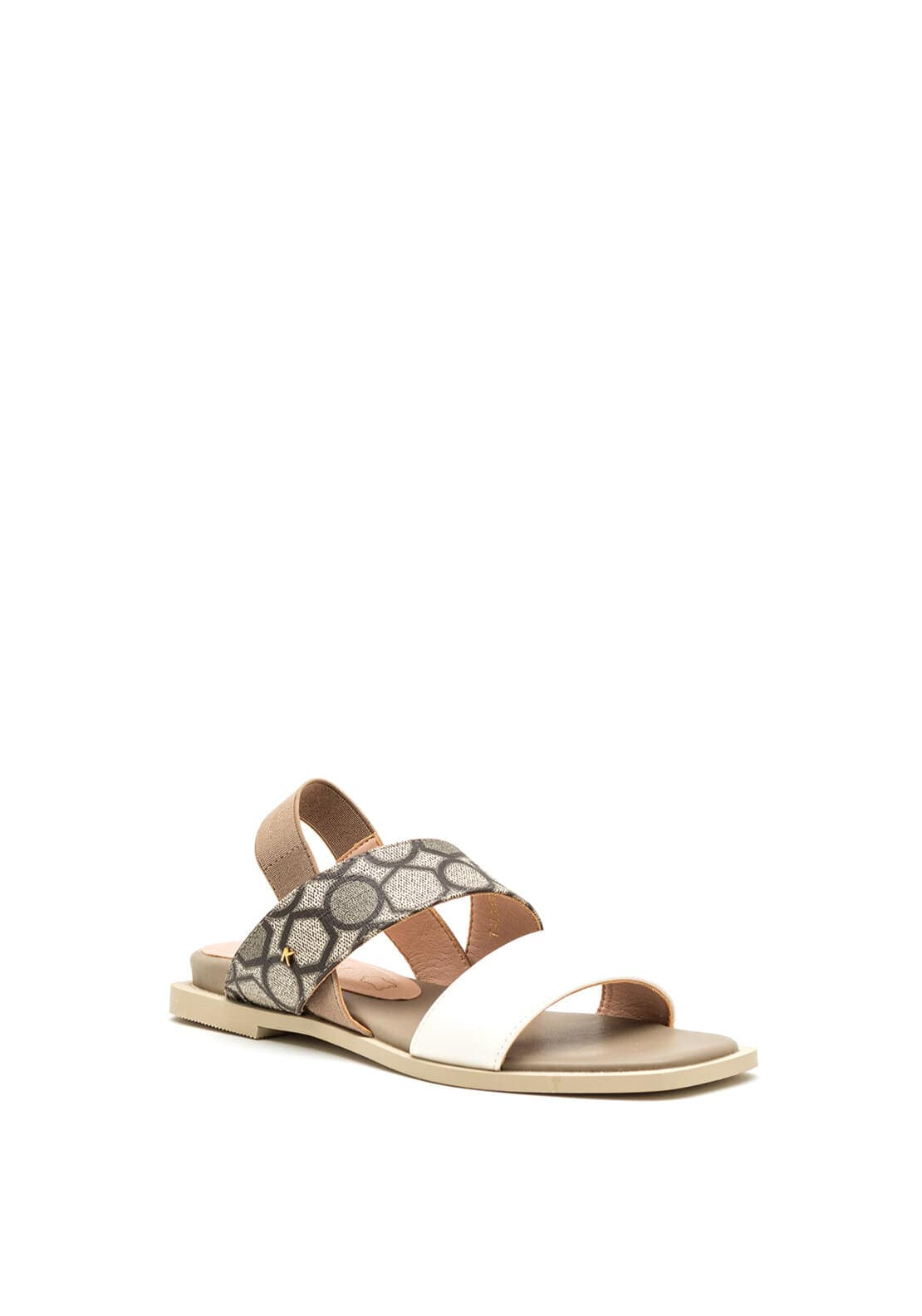 Kate Appleby Talgarth Logo Strap Sandals, Grey