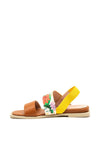 Kate Appleby Talgarth Floral Strap Sandals, Tan
