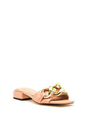 Kate Appleby Mendip Chain Slip on Sandals, Blush Pink