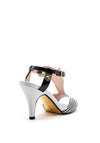 Kate Appleby Repton Woven Print Sandals, White & Black