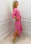 Kate & Pippa Capri Linen Maxi Dress, Pink