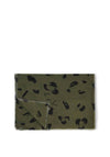 Katie Loxton Large Leopard Print Scarf, Olive