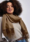 Katie Loxton Sustainable Blanket Scarf, Brown