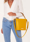 Katie Loxton Ayla Tortoiseshell Satchel Bag, Ochre
