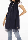 Katie Loxton Wrapped Up In Love Blanket Scarf, Navy