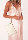 Katie Loxton Bride Secret Message Pouch, Metallic White