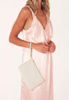 Katie Loxton Bridesmaid Secret Message Pouch, Metallic White