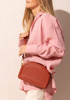 Katie Loxton Keira Half Moon Crossbody Bag, Terracota