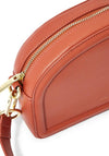 Katie Loxton Keira Half Moon Crossbody Bag, Terracota