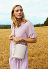 Katie Loxton Jourdan Bamboo Handle Bucket Bag, Off White