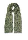 Katie Loxton Sentiment Leopard Print Scarf, Khaki & Black