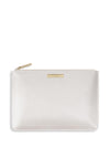 Katie Loxton Perfect Pouch Bridesmaid, Metallic White