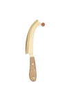 Artesa by Kitchen Craft Mezzaluna Cheese Knife, Gold