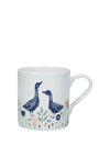 Kitchen Craft Woodcut Goose China Mug