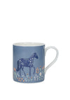 Kitchen Craft Woodcut Horse China Mug
