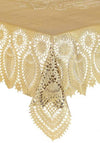 Kersten Tablecloth Vinyl Lace, Gold