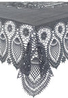 Kersten Tablecloth Vinyl Lace, Black