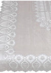 Kersten Vinyl Lace Tablecloth, Grey