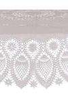 Kersten Tablecloth Vinyl Lace Round, Grey