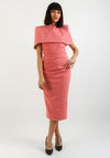 Kevan Jon Alice Bodycon Dress & Cape, Pink