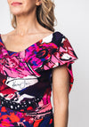 Kevan Jon Loren Graphic Print Bodycon Dress, Pink