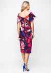 Kevan Jon Loren Graphic Print Bodycon Dress, Pink