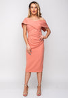 Kevan Jon Loren Bodycon Dress, Apricot Pink